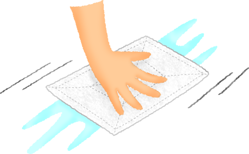 Cleaning With Wet Cloth - Illustration (485x300)