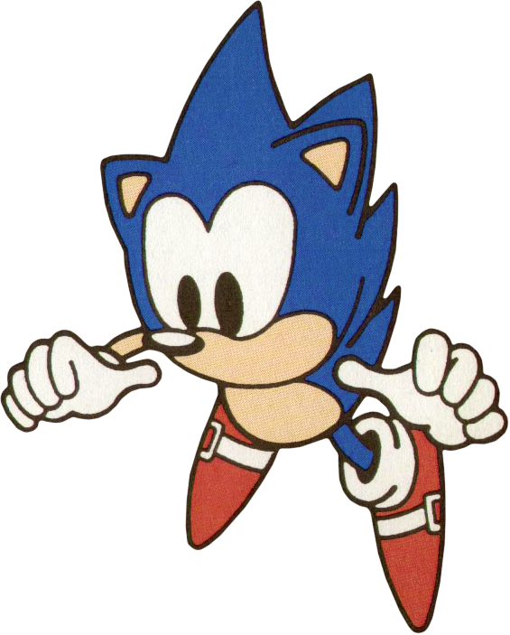 Sonic 1 Japan Stock Artwork 2 - Sonic 1 Japan Stock Artwork 2 (565x703)