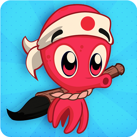 Learn Japanese With Tako - Cartoon (512x512)