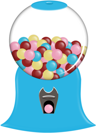 Lacarolita Sweet Candy Gumball Machine2 - Clip Art (500x500)