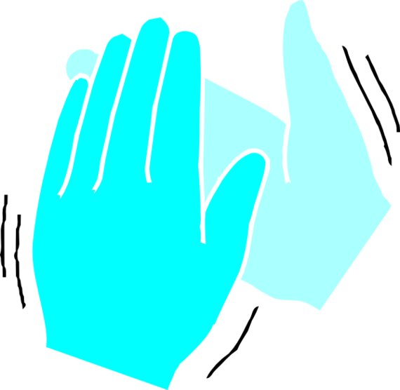Clipart - Clapping Hands Clip Art (738x720)