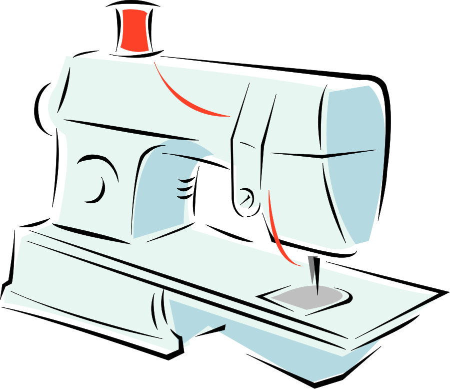 This Free Clip Arts Design Of Sewing Machine 01 - Sewing Machine Clip Art (900x777)