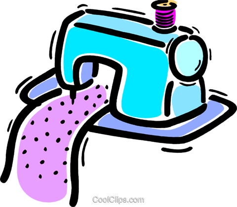 Simple Sewing Machine Clipart Industrial Sewing Machine - Sewing Machine Art Png (480x420)