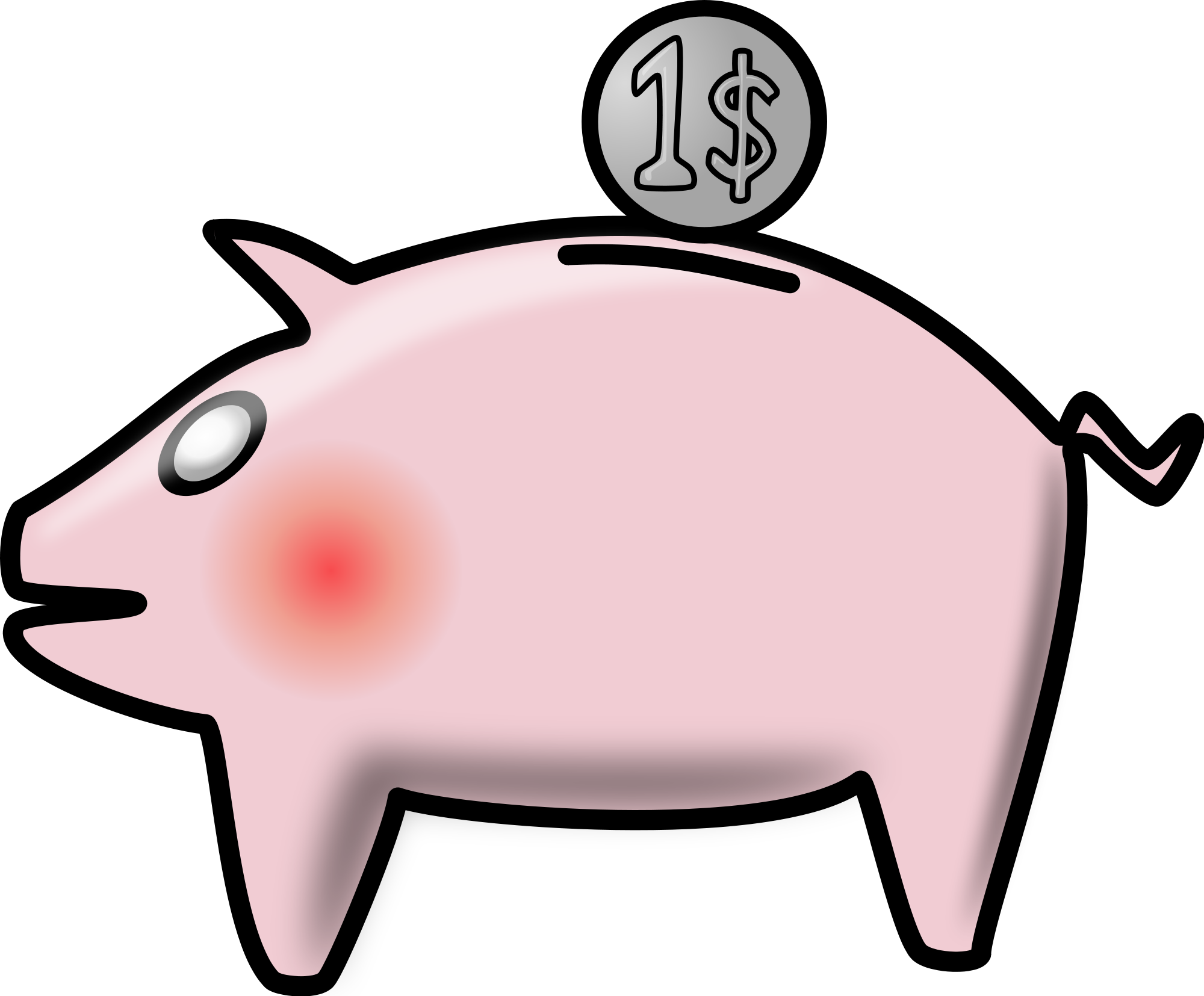 Piggy Bank Template - Piggy Bank (2000x1655)