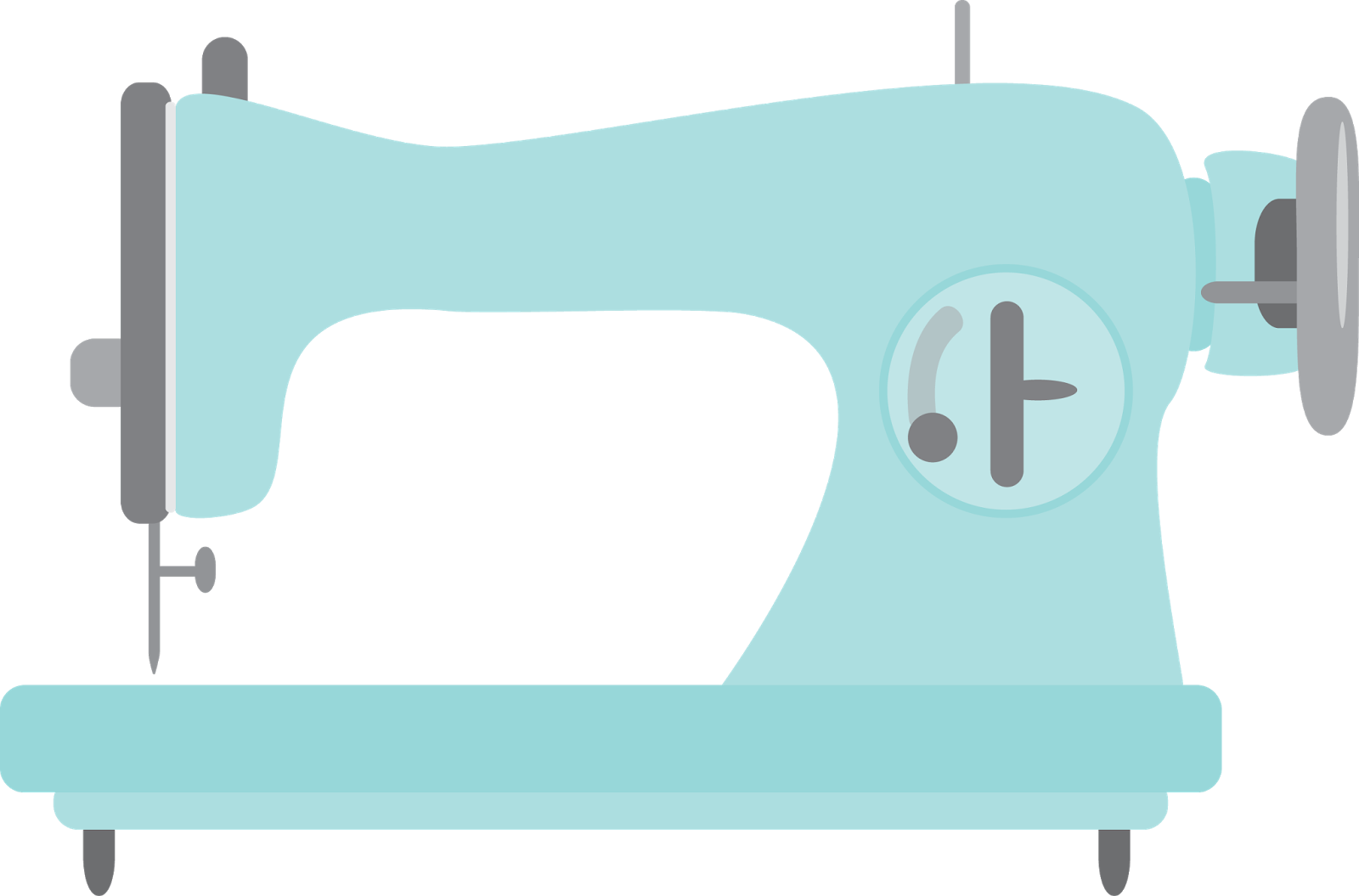Sewing Things Clipart - Maquina De Coser Dibujo Png (1600x1055)
