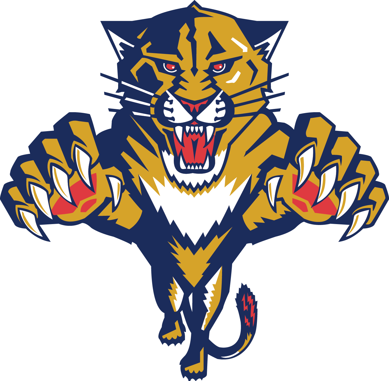 Panther Clipart Hooray - Florida Panthers Logo (1314x1287)