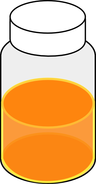 Sample Vial 20ml Clip Art At Clker - Clip Art Sample Bottle (312x596)