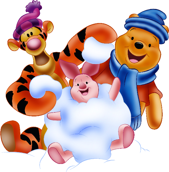 Pooh Bear Clip Art - Winnie The Pooh Christmas Png (600x600)
