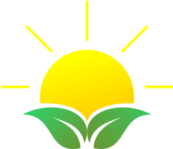 Vector Green Sun Logo Download - Sun Logo Vector Png (389x346)