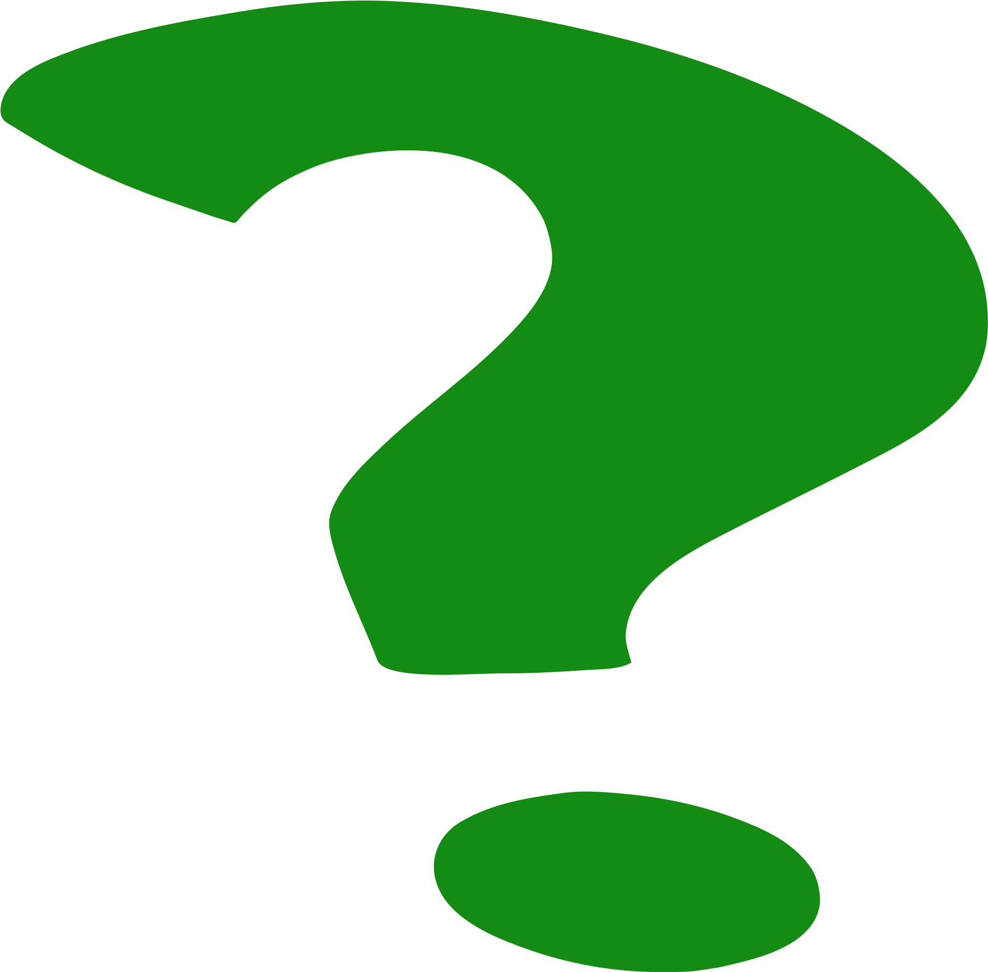 Green Question Mark Png (2000x2000)