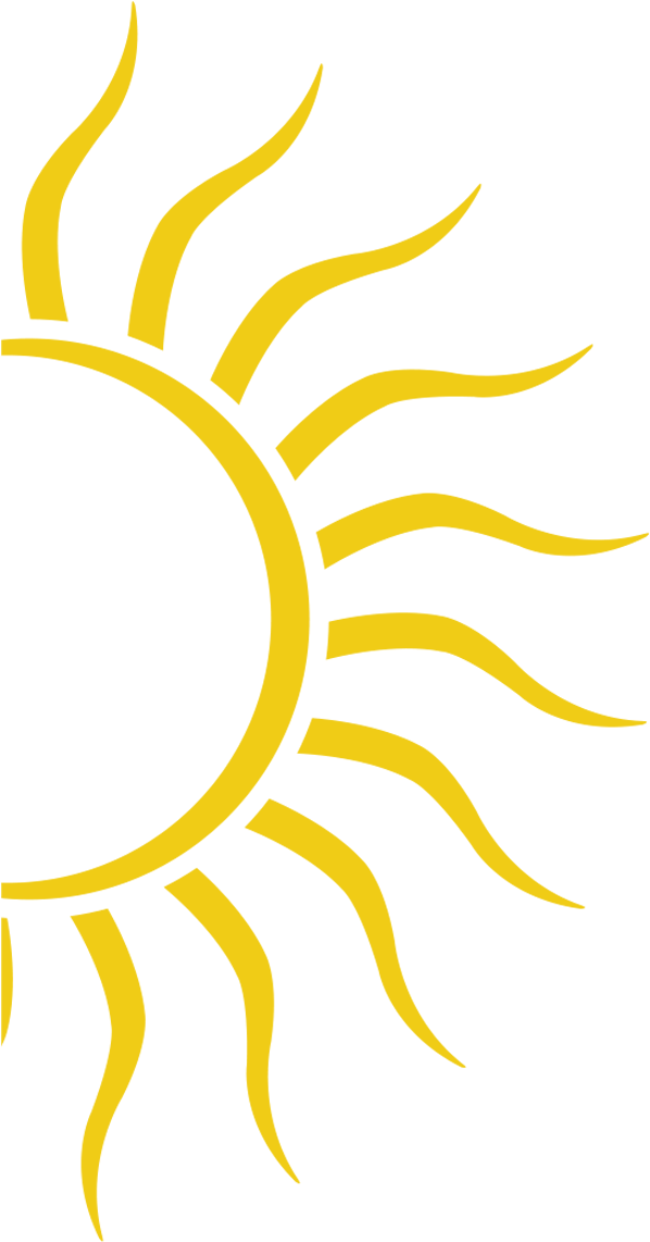 Half Sun Clipart Png - Half Sun Clipart Png (600x1200)
