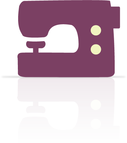 Graphic Of A Modern Sewing Machine - Stoke-on-trent (413x466)