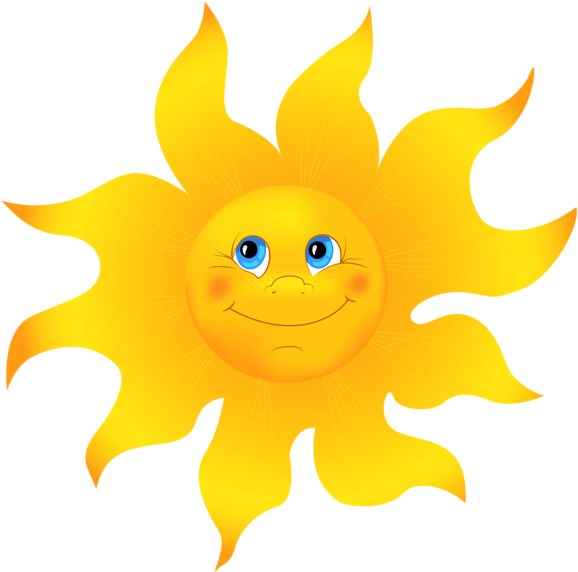 Sun Png Clipart Image - Kreslene Slnko Png (594x600)