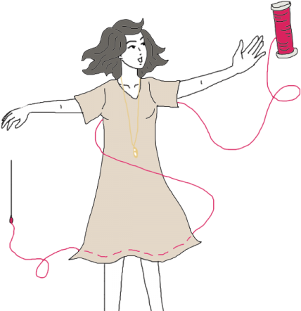 Sewing - Illustration (450x450)