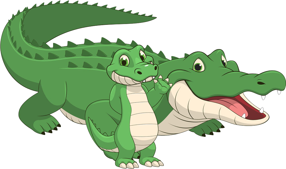 Crocodile American Alligator Reptile Cartoon - Crocodile American Alligator Reptile Cartoon (1000x631)