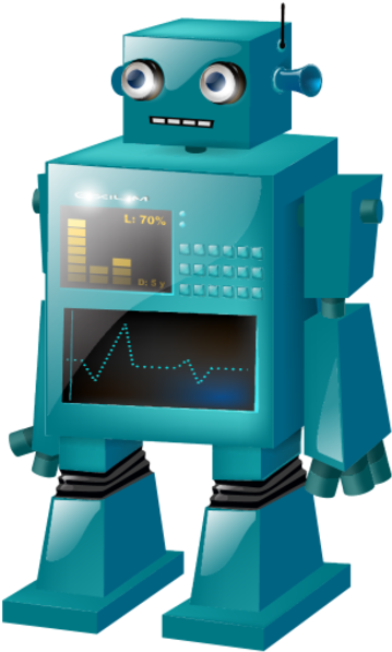 Classic Robot Image - Robot (600x600)