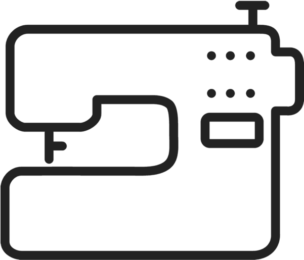 Sewing Machine Rubber Stamp - Sewing Machine Rubber Stamp (600x600)