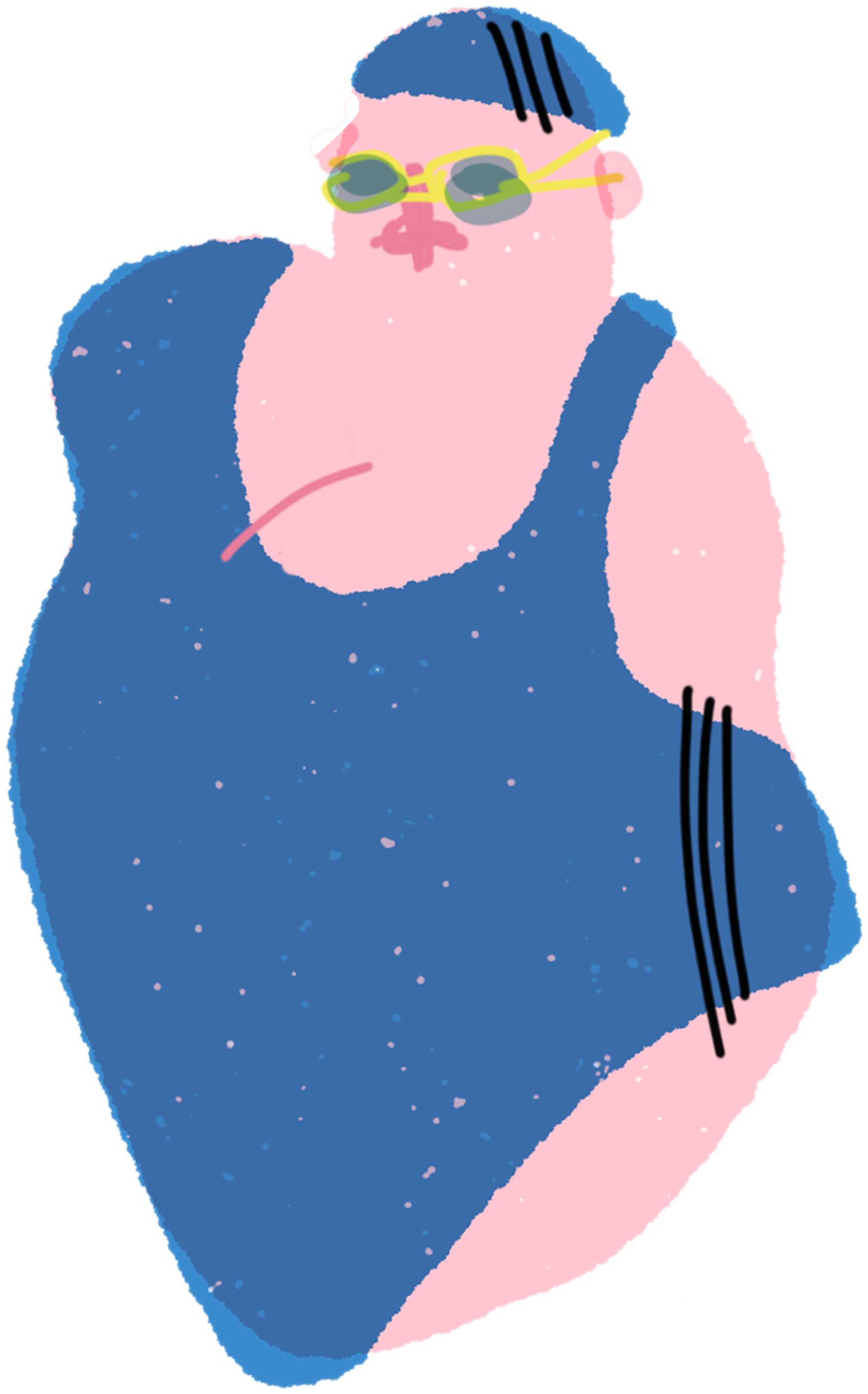 Take Me Swimming - Illustration (3189x4724)