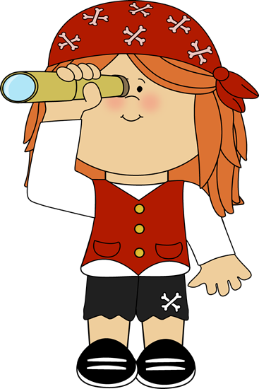 Pirate Clip Art - Girl Pirate Clip Art (367x550)