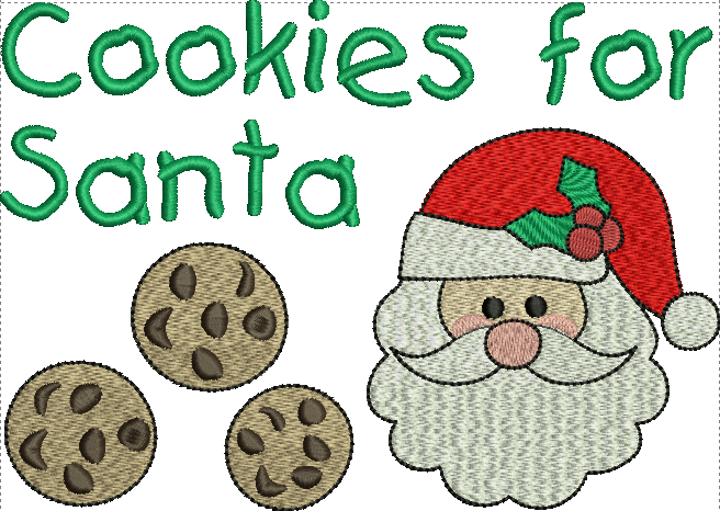 Cookies For Santa Mug Rug Or Doorknob Hanger Pattern - Cartoon (656x466)