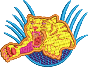 Design 01- Tiger - Embroidery (300x400)