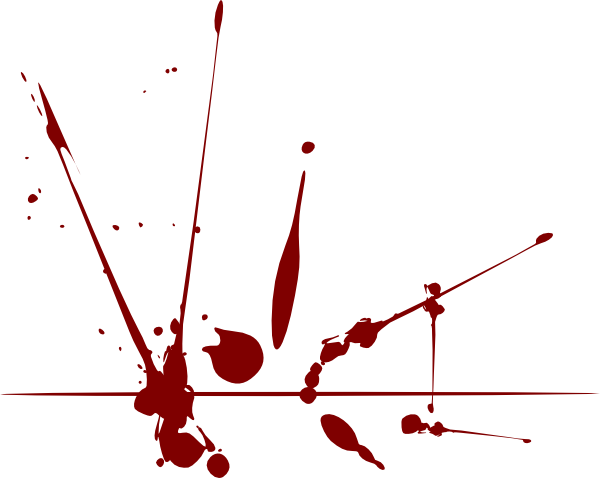Vector Blood Splatter Png (600x478)
