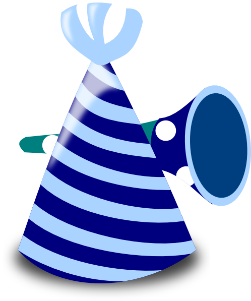 Birthday2 Clip Art - Chapeau De Fête Dessin Couleur (498x597)