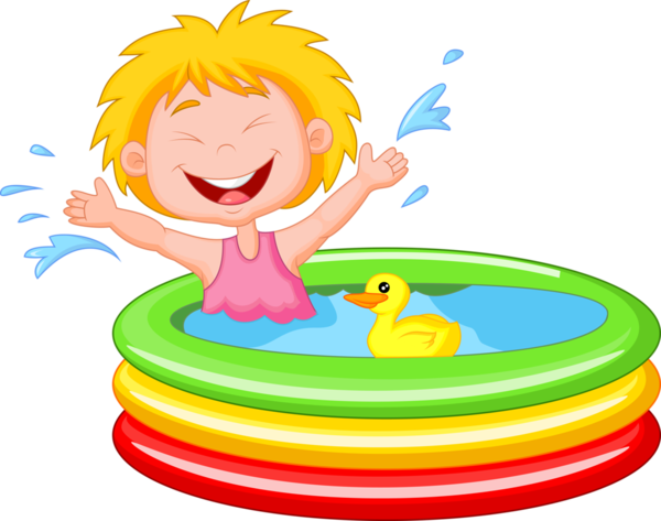 Characters, Illustration, Individual, Person, People - Planschbecken Clipart (600x473)