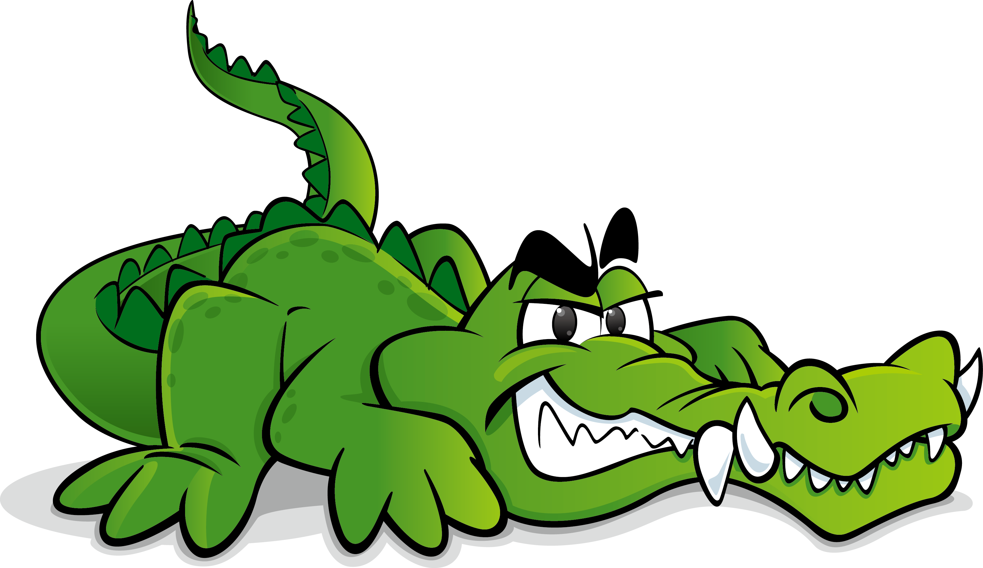 Crocodile Alligator Reptile Cartoon - Crocodile Cartoon Png (3320x1918)