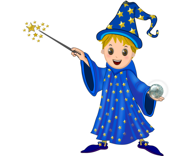 Individual Clip Art - Stickers Le Magicien Enchanté (600x556)