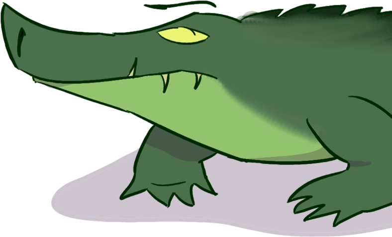Interior Crocodile Alligator By Cassiethomas - Comics (900x661)