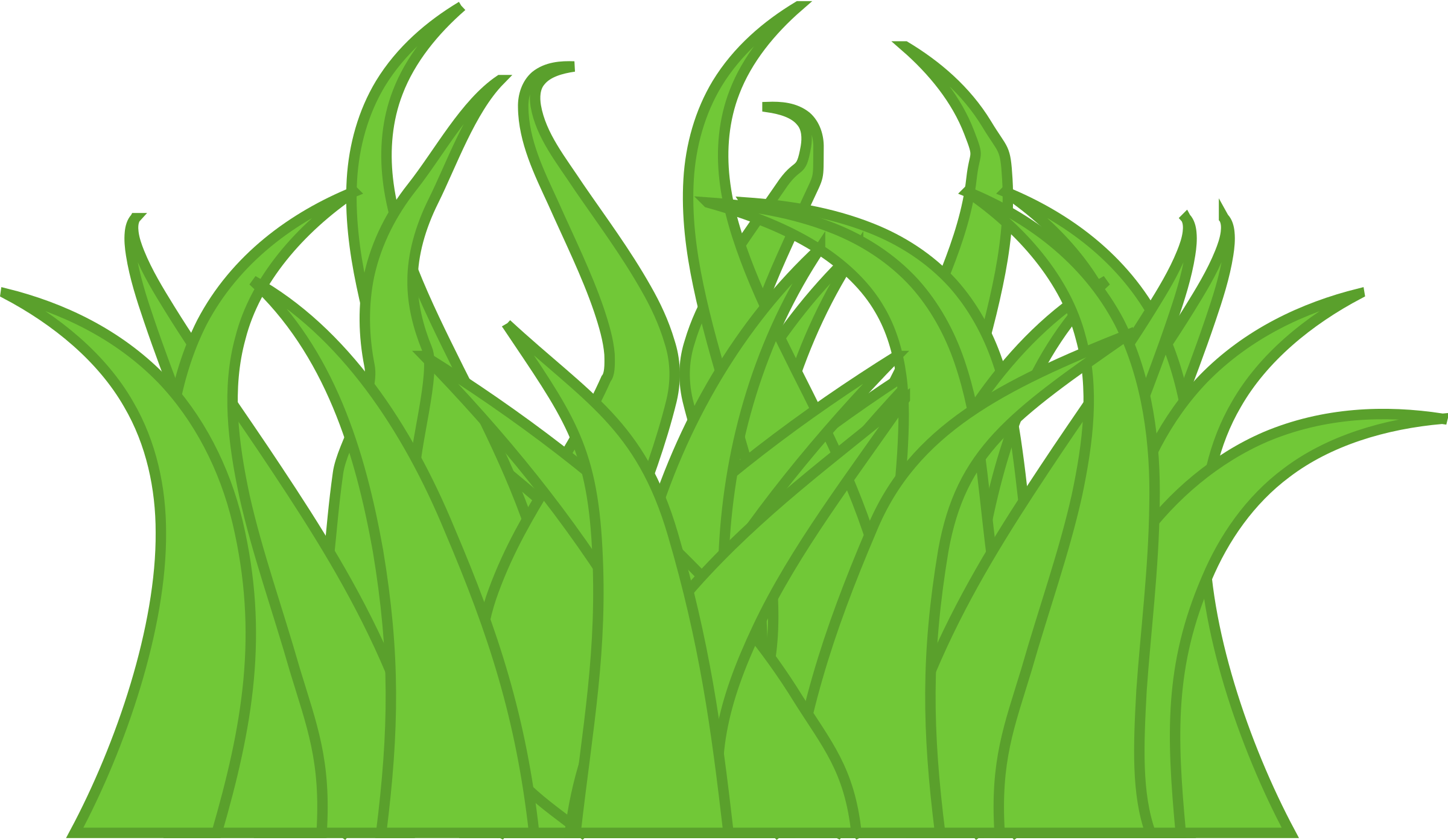 Grass Clip Art Free Free Clipart Images - Clipart Images Of Grass (2400x1393)
