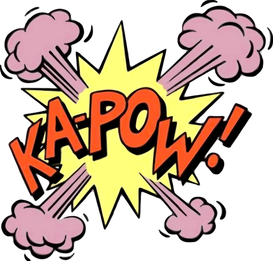 Fonts I Used For The Invitation And Decorations Found - Comic Pop Art Png (900x860)