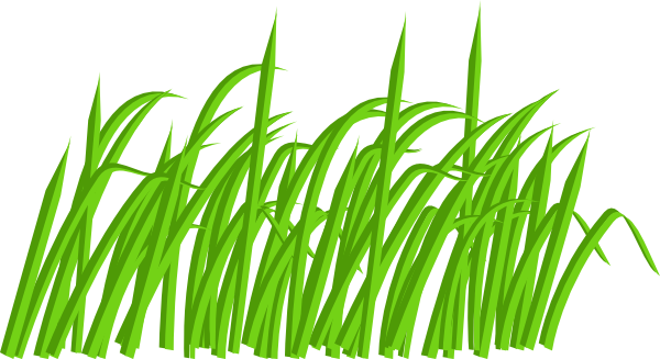 Grass Clipart Black And White Free Images - Blades Of Grass Cartoon (600x327)