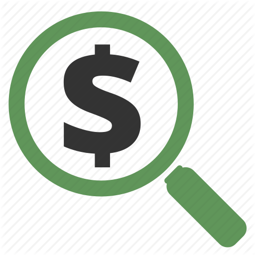 Grey Dollar Sign Icon (512x512)