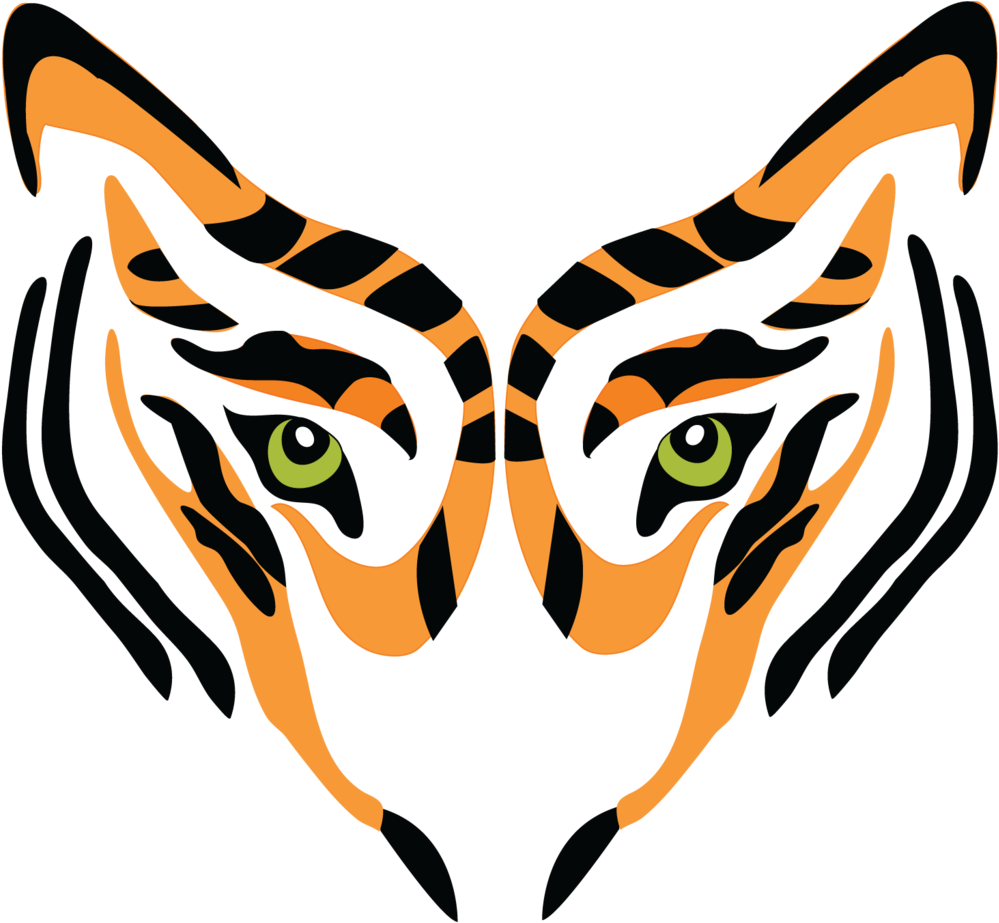 Tiger Logo 2 By Little-raid - Tiger Logo Design Png (1024x932)