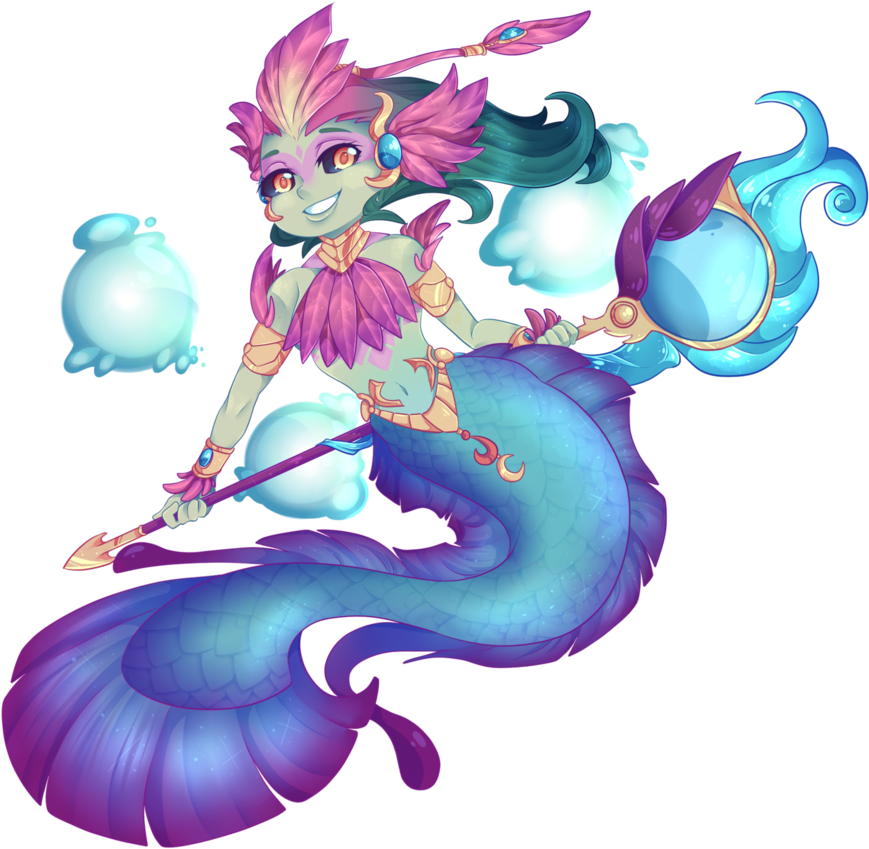 River Spirit Nami [fan Art] By Bluessketchbook - Fan Art (898x889)