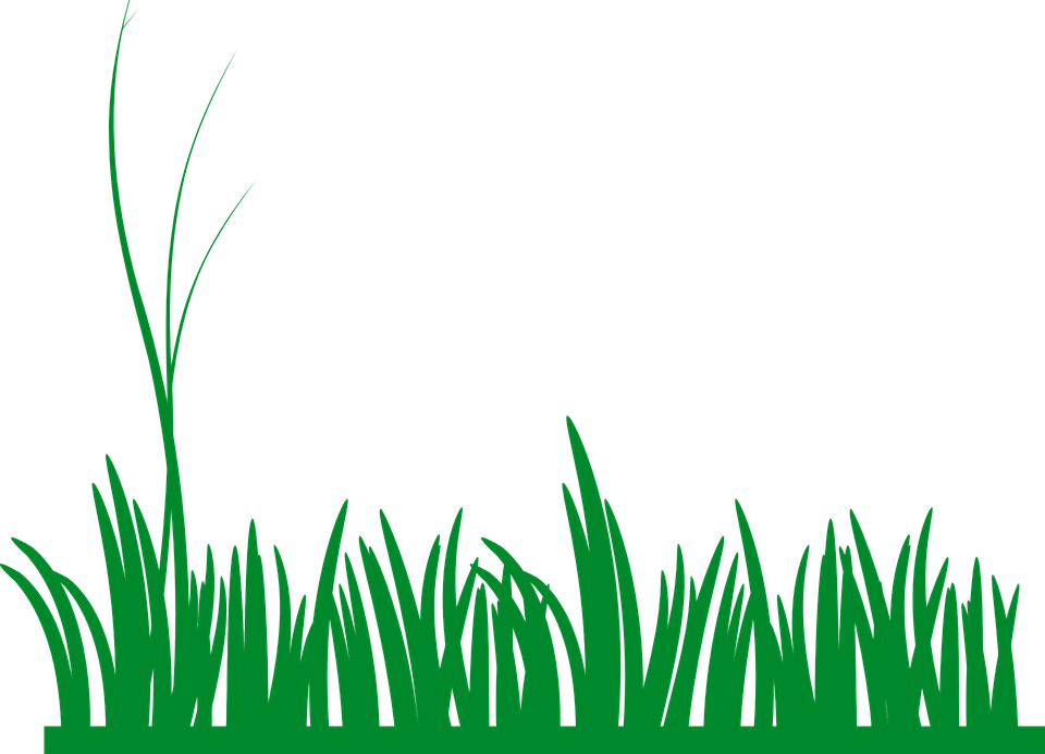 Free Grass Clipart - Blades Of Grass Clipart (960x693)