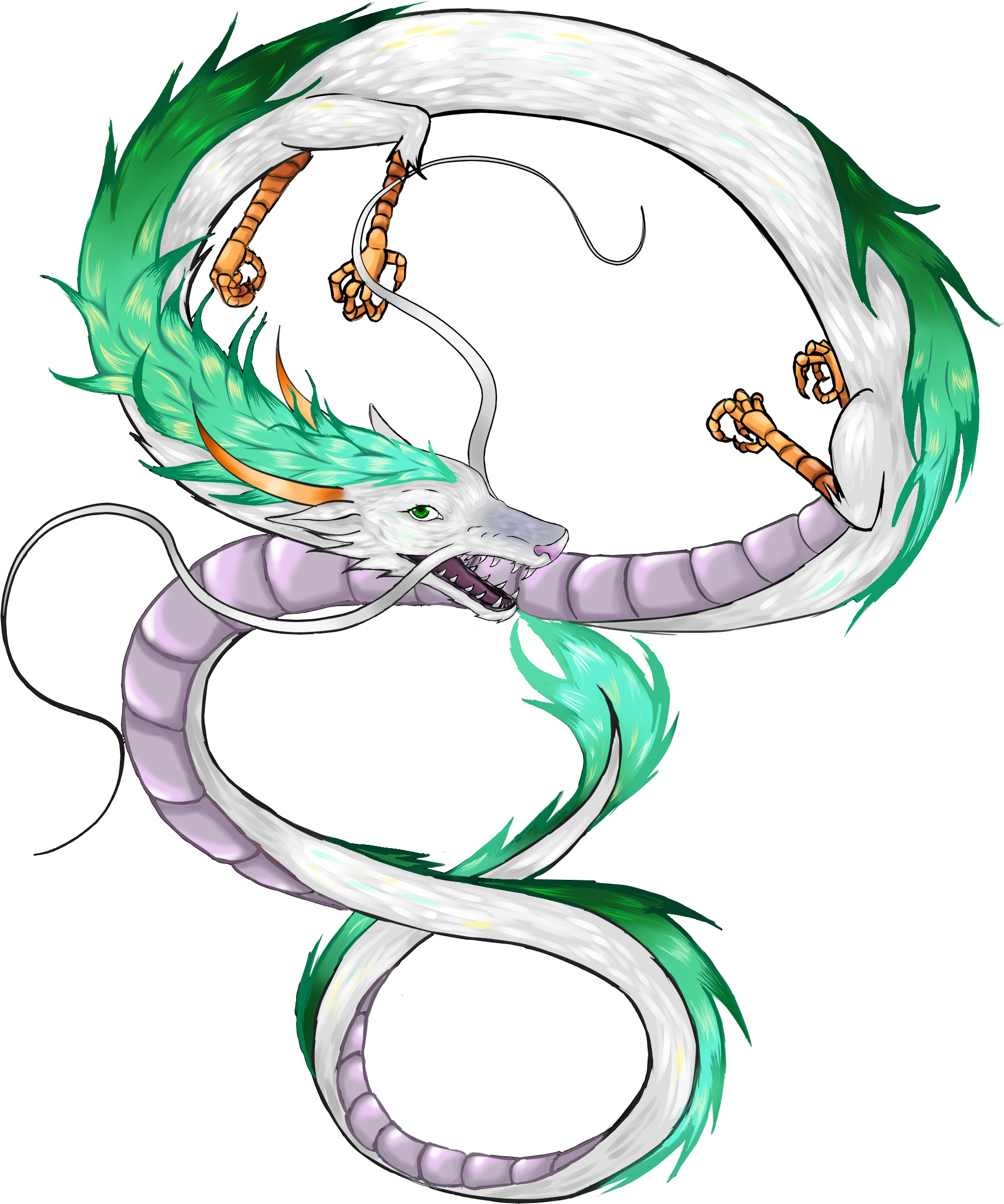 The River Dragon Kohaku By Imonakoi - Haku (2430x2681)