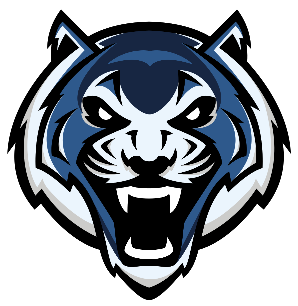 Blue Tigers, Sports Logos, Logo Inspiration, Vector - Lincoln University Mo Logo (1200x1238)