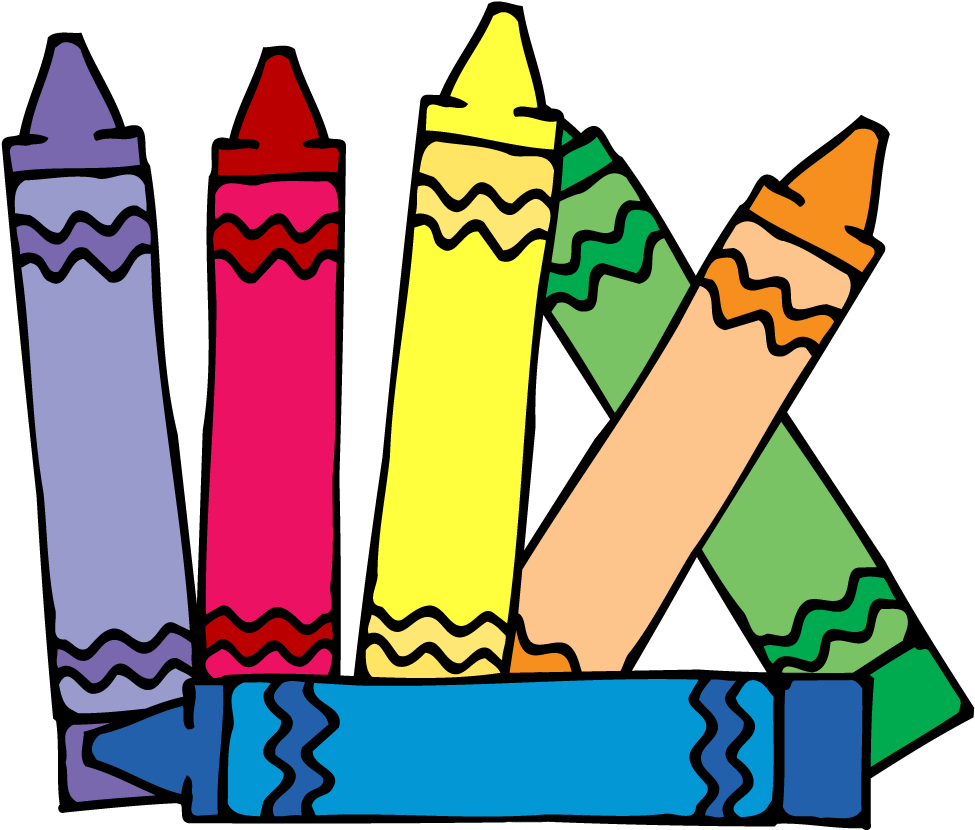 Crayola Crayons Clipart Clipart Panda Free Clipart - Pre K Clipart (1000x858)