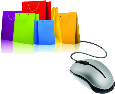 Deluxe Online Transparent Background Png Online Shopping - Online Shopping Logo Png (508x512)