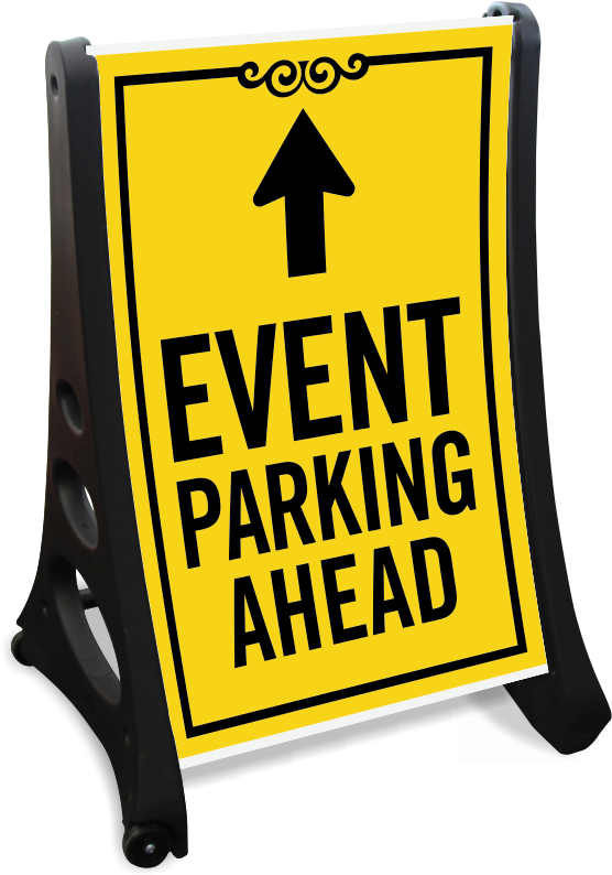 Event Parking Signs Valet Parking Signs Visitor Parking - Event Parking Ahead Sign, 24" X 18" (800x800)