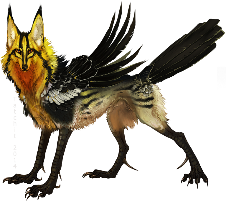 Warbler Feonix Design By Nukerooster - Mythical Creatures Designs (767x683)