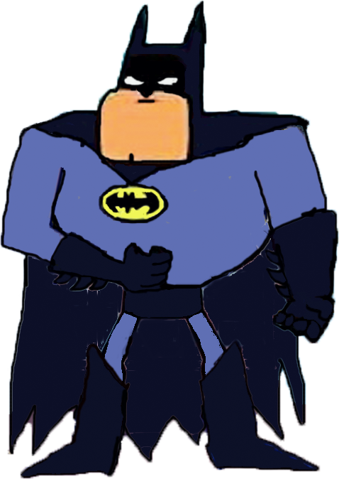 Batman Animated - Teen Titans Go Bat Man (478x674)