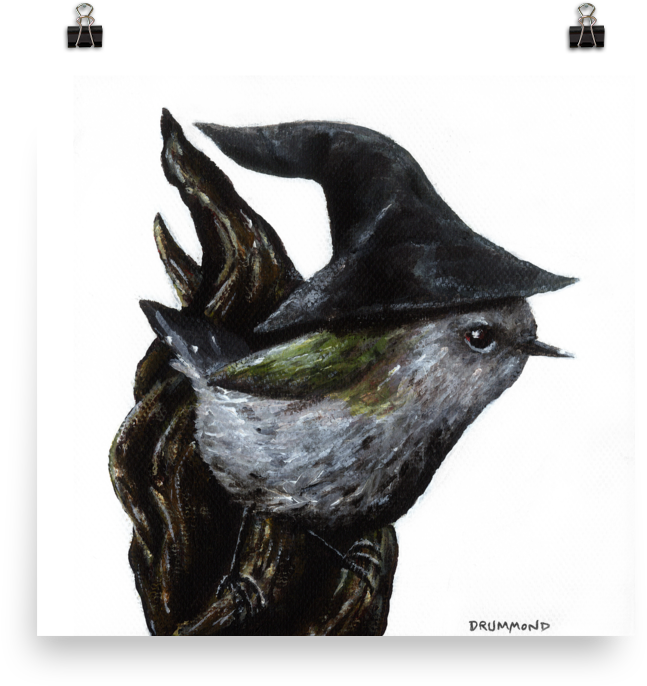 Gandalf The Grey Warbler - Poster (1000x1000)