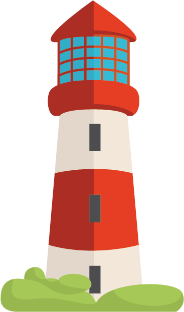Clip Art - Lighthouse Clipart Png (374x624)