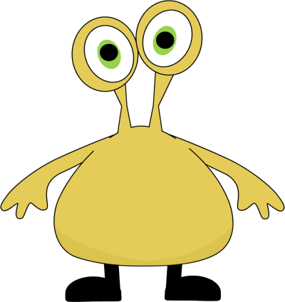 Cartoon Monsters Clip Art - Child (400x425)