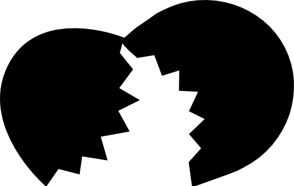 Shell Clipart Broken Egg - Cracked Egg Clip Art (600x380)