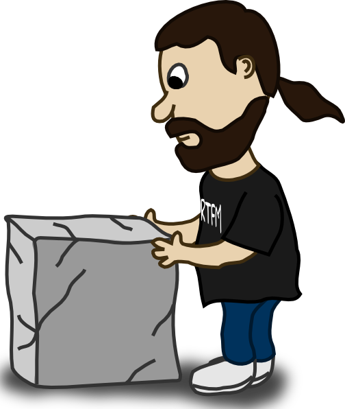 Stone - Block - Clipart - Hard Stone Clipart (504x596)